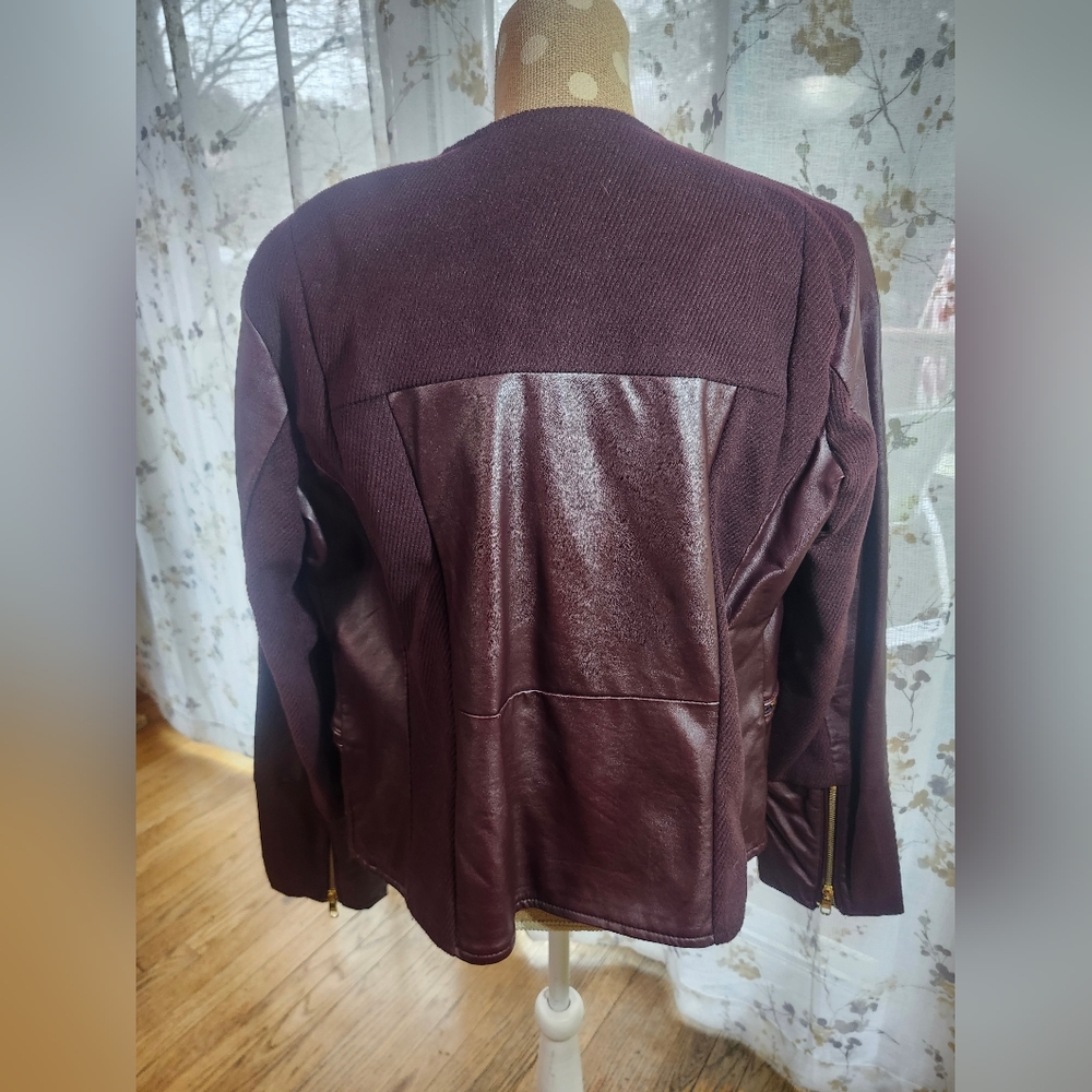 Faux leather jacket - Picture 3 of 5